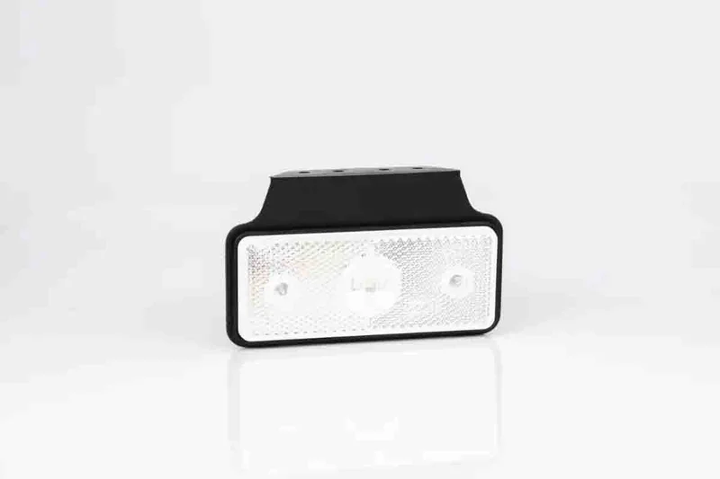 LED markeringslicht wit | 12-24v | 50cm. kabel | 0