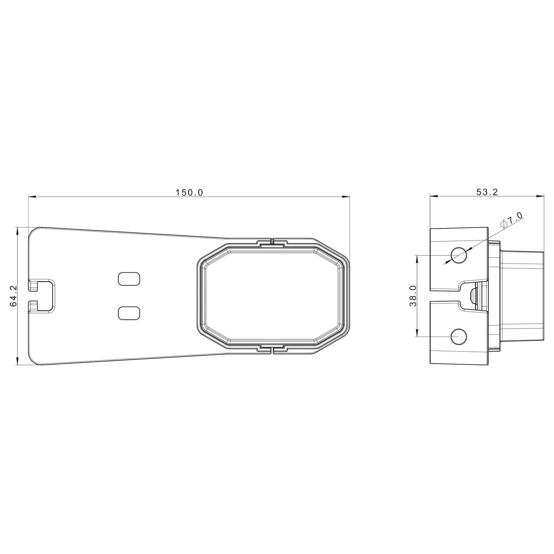 LED markeringslicht wit | 12-24v | 50cm. kabel | MV-2770W-MV-2770W-3