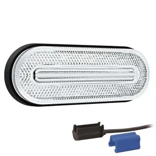 LED markeringslicht wit | 12-36v | 0