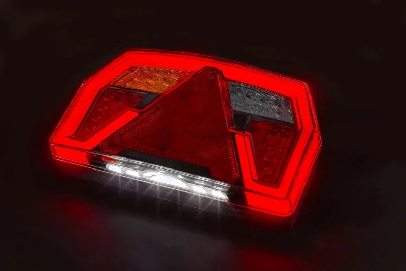 LED neon achterlicht links + kenteken 12-24v - 6-PIN's-VC-4671B6-3