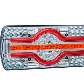 LED neon achterlicht met kentekenlicht | 12-24v | 2