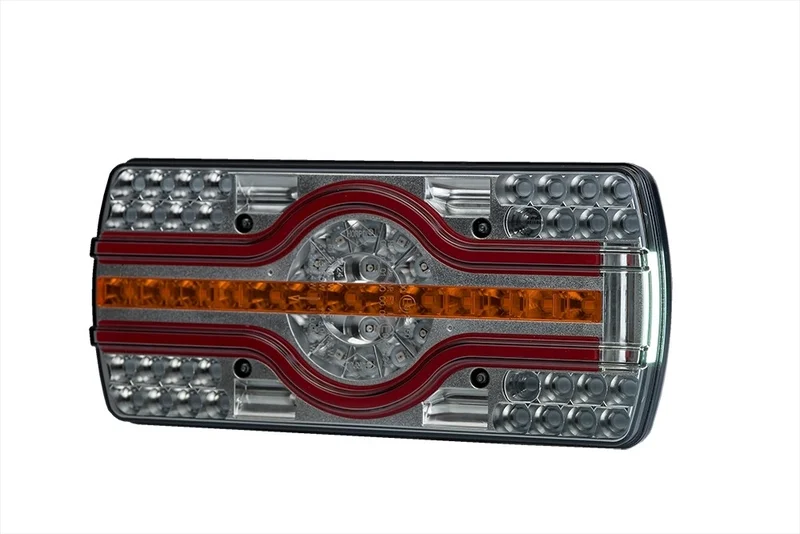 LED neon achterlicht met kentekenverlichting | 12-24v | 2