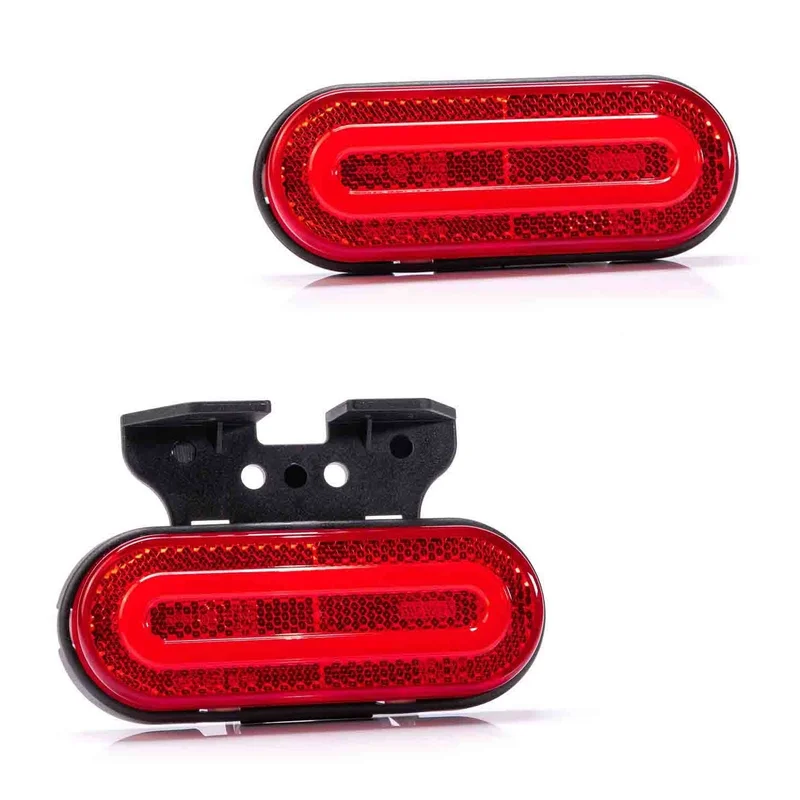 LED neon markeringslicht rood | 12-24v | 50cm. kabel | MV-2200R-MV-2200R