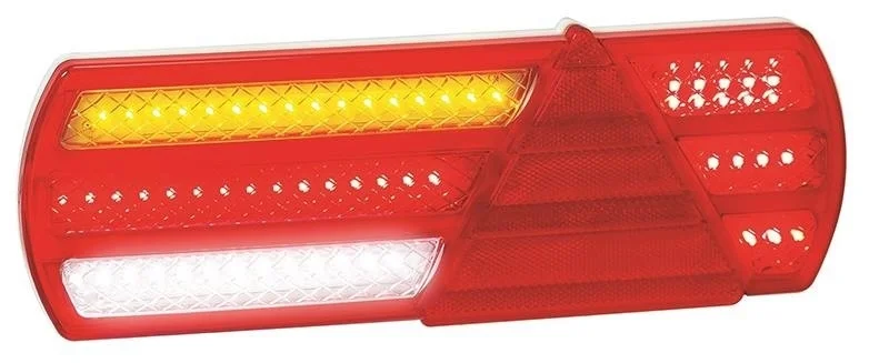 LED slimline achterlicht zonder kentekenverlichting | 12-24v | 40cm. kabel | EU390L-EU390L