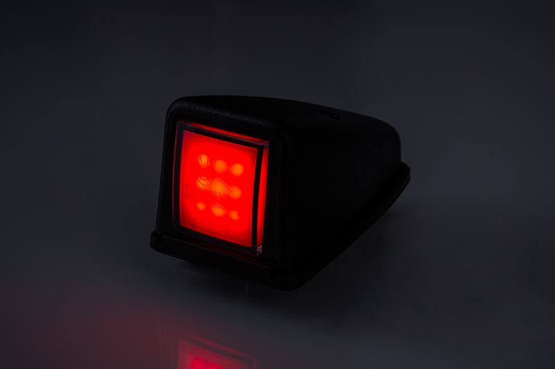 LED toplamp rood 12-24v