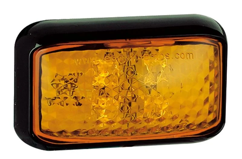 LED zij-knipperlicht amber | 12-24v | 40cm. kabel | 35AME-35AME