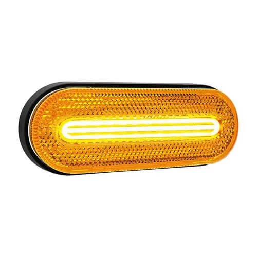 LED zij-markering met knipperlichtfunctie | 12-24v | 50cm. kabel | M10ZK-100A-M10ZK-100A