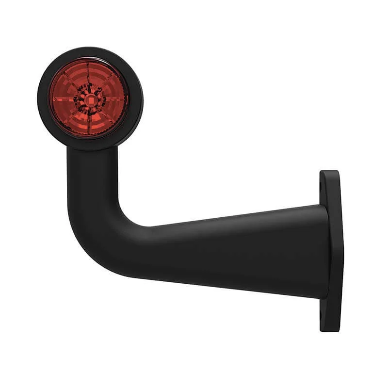 Links | LED breedtelamp met haakse steel | 12-24v | 20cm. kabel | M10BV-601RW-M10BV-601RW-3