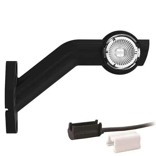 Links | LED breedtelamp met schuine steel | 12-36v | 1