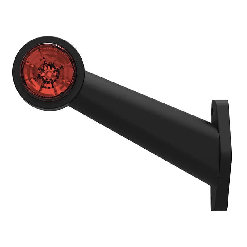 Links | LED breedtelamp | schuine steel | 12-24v | 1