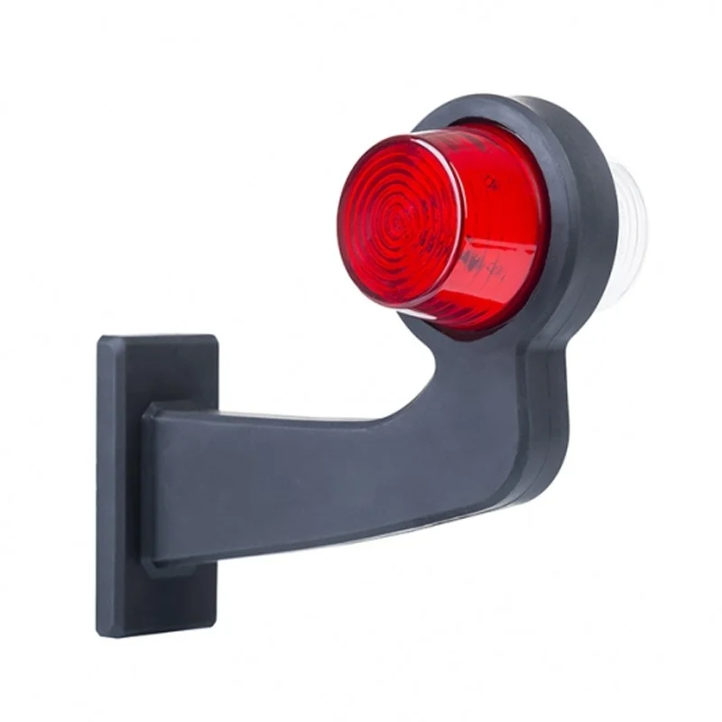 Links | LED pendellamp haakse steel | heldere lens | 12-24v | MB-1011RW-MB-1011RW