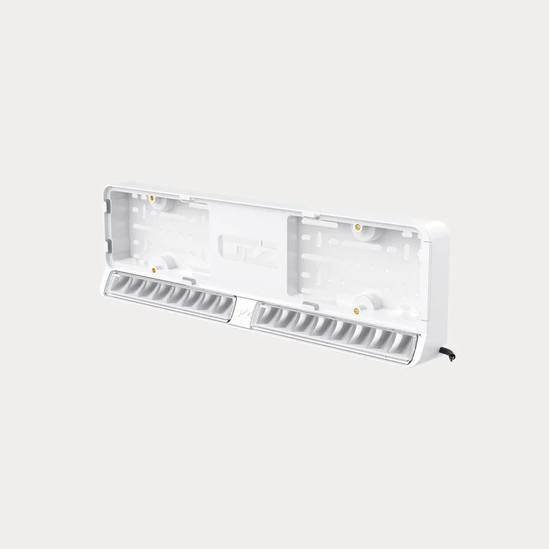 OZZ DLP1 kentekenplaathouder met witte lightbar (2 lichtbronnen)-88220-2