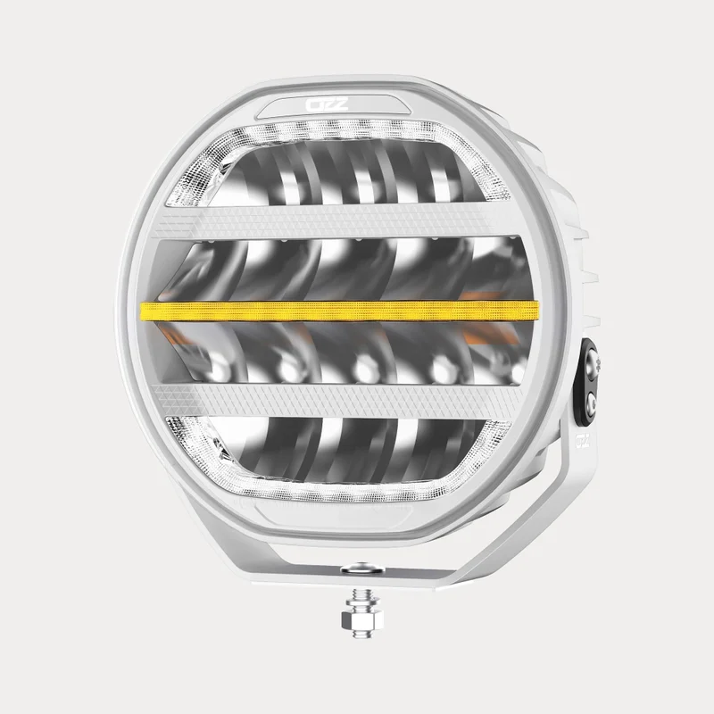 OZZ XR3 P9” R65 wit met waarschuwingslicht (10-35V)-88108