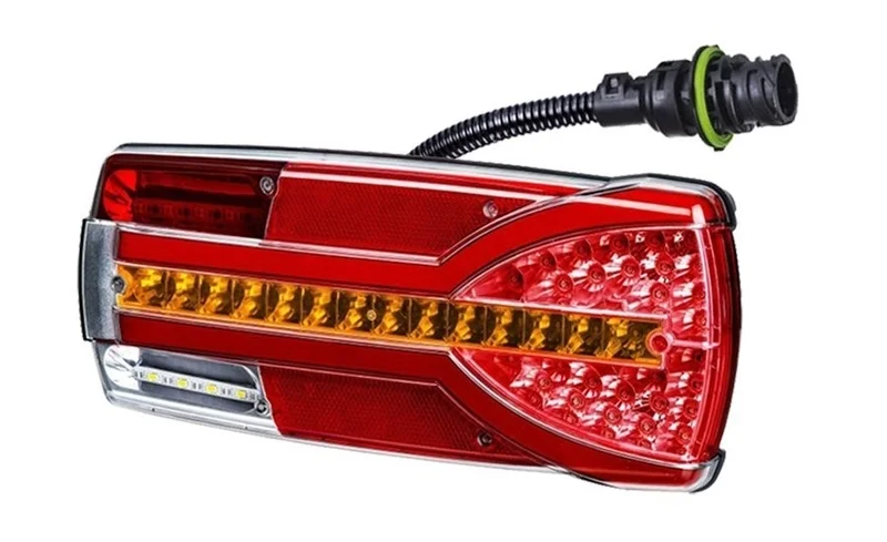 Rechts | LED achterlicht dynamisch knipperlicht| 12-24v | 7-PIN | V14C7-962B7-V14C7-962B7