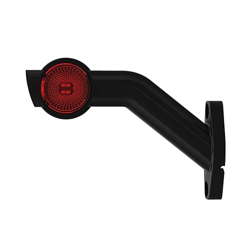 Rechts | LED breedtelamp met schuine steel | 12-36v | 20cm. kabel | M10BV-702RWA-M10BV-702RWA-6