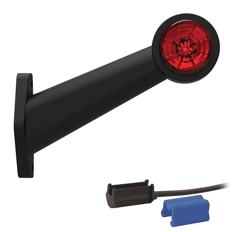 Rechts | LED breedtelamp | schuine steel | 12-36v | 0