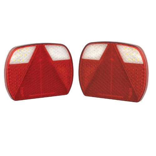 Slimline Trailer lamp | 12-24v | (EU200LR2) Twin Pack | EU200 LR2-EU200 LR2