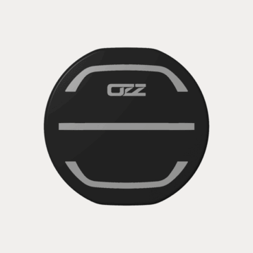 Zwarte lens cover voor OZZ 9” (88101 – 88102)-88907