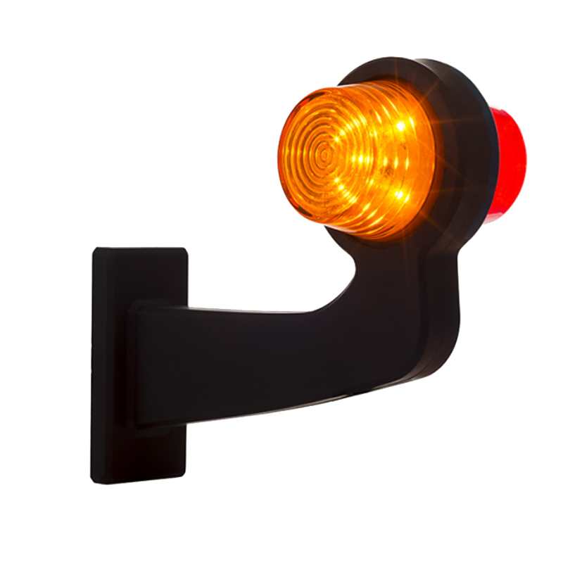 rechts | LED pendellamp | haakse steel | heldere lens | 12-24v | MB-1012RA-MB-1012RA