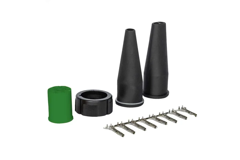 8-PIN's bajonet aansluiting rechts zonder kabel | V10AC-102B8-V10AC-102B8