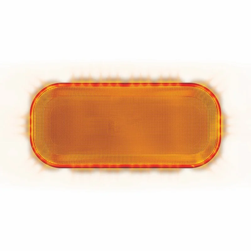 Compacte R65 Amber lens minibar 12-24V magneet montage | MLB380R65AAM-MM-MLB380R65AAM-MM-5