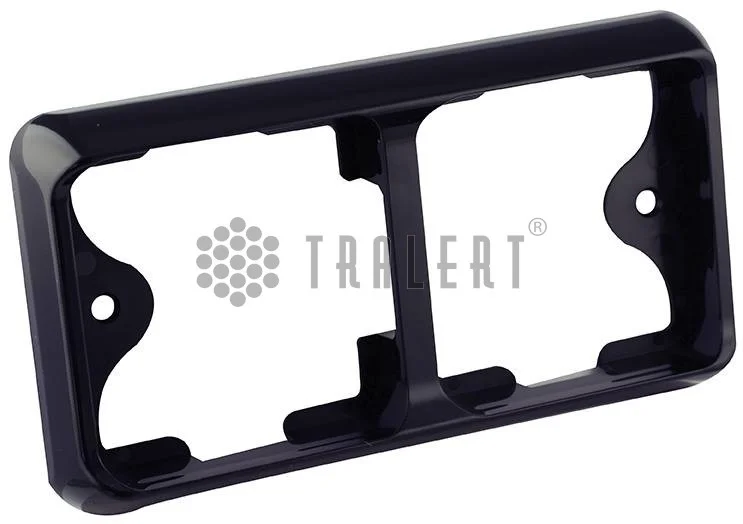 Dubbele zwarte beugel | 80 Series | 80B2B-80B2B