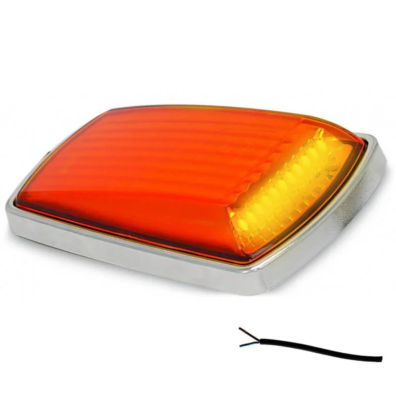 Kat.6 Zij knipperlicht - Chrome beugel | 3102CM-3102CM