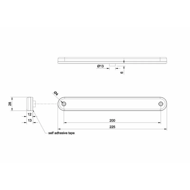 LED 3de remlicht met Superseal | V3R-191SS-V3R-191SS-5