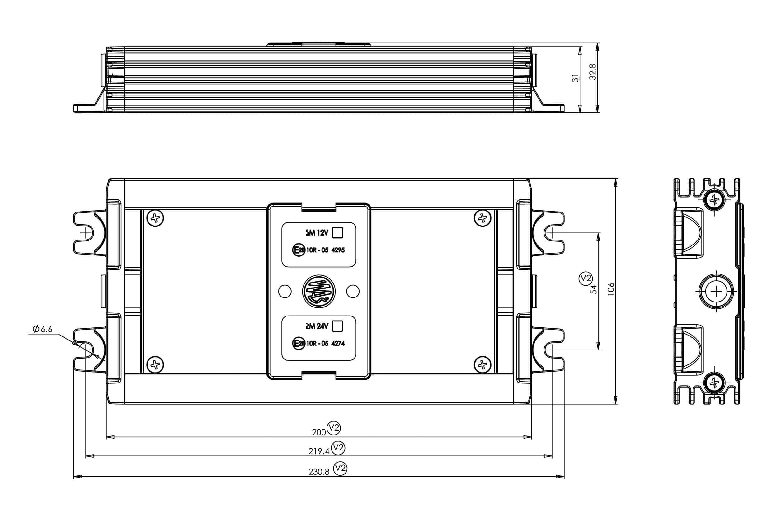 LED Controlebox 5-functie 24v | 15-PIN-VAC-CTRL15-24v-6