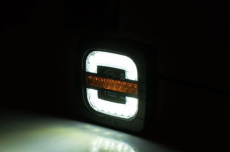 LED Front positielicht & knipperlicht 12/24v 1m. Kabel-VC-4220-7