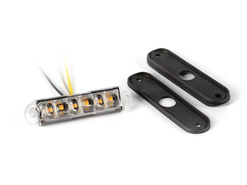 LED R65 Flitser 6-LED 12-24v 15cm kabel (4-patronen)-S10F6300A-3