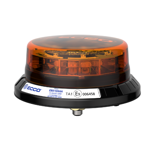 LED R65 Zwaailamp 12-24v Amber - CISPR25 - IP69K 1-Bouts | EB5101AA-EB5101AA
