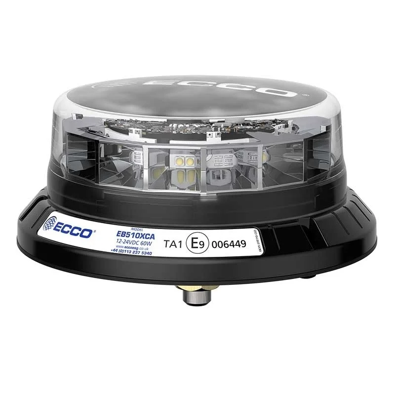 LED R65 Zwaailamp 12-24v Amber-transparant-CISPR-IP69K-1-Bouts