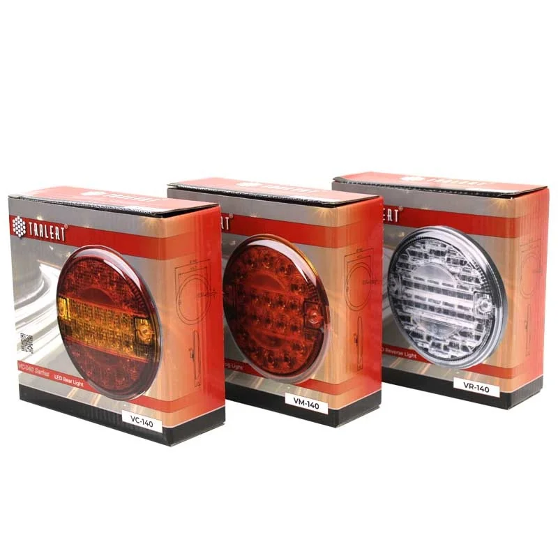 LED Slimline hamburger achteruitrijlicht | 12-24v | 150cm. kabel | VR-140-VR-140-3