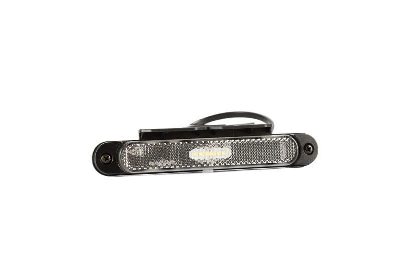 LED Slimline markeerlicht wit beugel 12-24v 50cm kabel | MV-6550W-MV-6550W