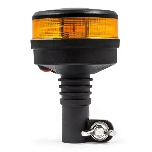 LED Zwaailamp | amber met amber lens | R65 | 12-24v | DIN-voet | S07ZL602AA-S07ZL602AA-6