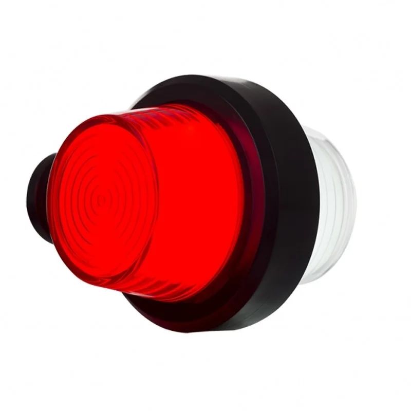 LED Zweedse breedtelamp | korte steel | matte lens | 12-24v | MB-1020RW-MB-1020RW