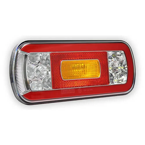 LED achterlicht met kentekenverlichting | 12-36v | 5-PIN | V10C6-630B5-V10C6-630B5-6