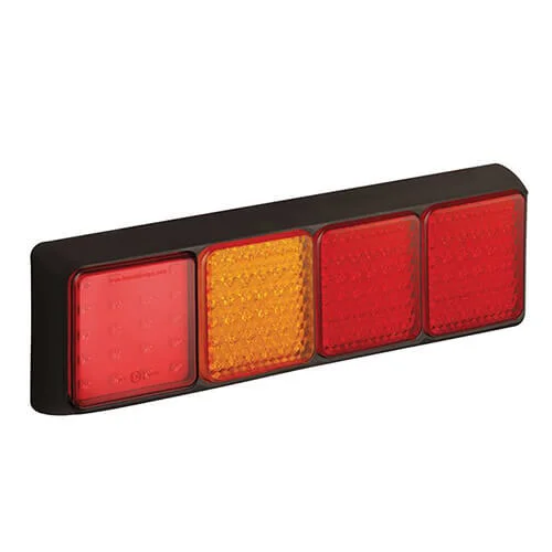 LED achterlicht met zwarte rand | 12-24v | 40cm. kabel | 80BFARRME-80BFARRME-2