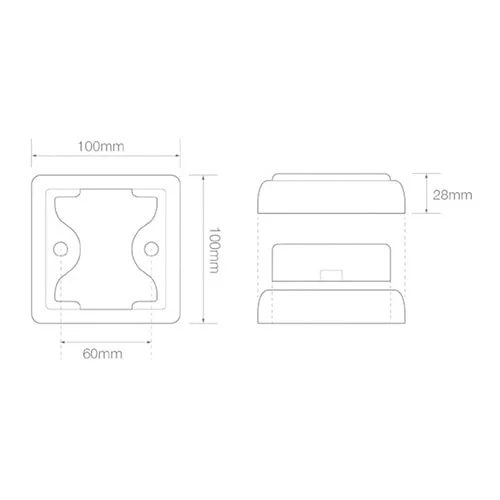 LED achterlicht met zwarte rand | 12-24v | 40cm. kabel | 80BSTIME-80BSTIME-3