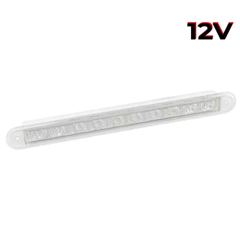 LED achteruitrijlicht slimline transparante lens | 12v | 40cm. kabel | 235W12E-235W12E