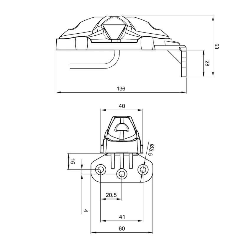 LED breedtelamp compact | 12-36v | 50cm. kabel | MB-1590RW-MB-1590RW-4