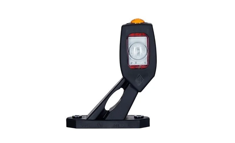 LED breedtelamp links met alarm rood-wit-amber 12-24v | MB-3632RWA-MB-3632RWA