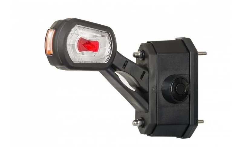 LED breedtelamp links met alarm rood-wit-amber 12-24v | MBA-2731RWA-MBA-2731RWA-2