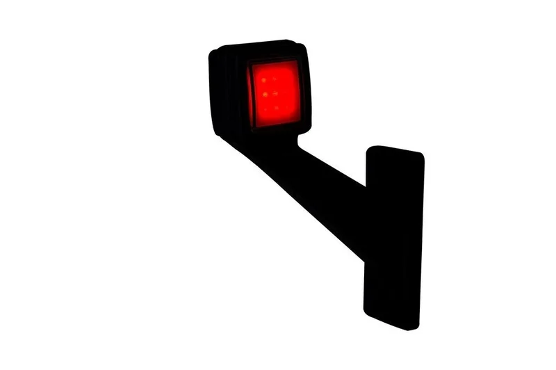 LED breedtelamp links rood-wit 12-24v 50cm kabel-MB-4961RW-4