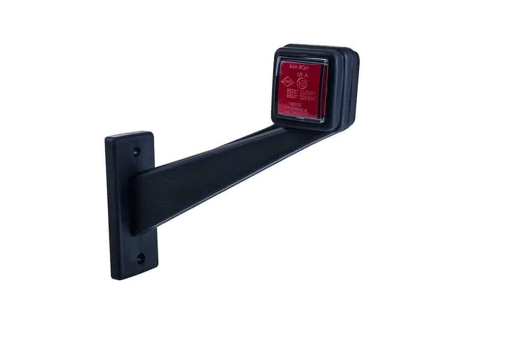 LED breedtelamp links rood-wit 12-24v 50cm kabel-MB-4991RW-3