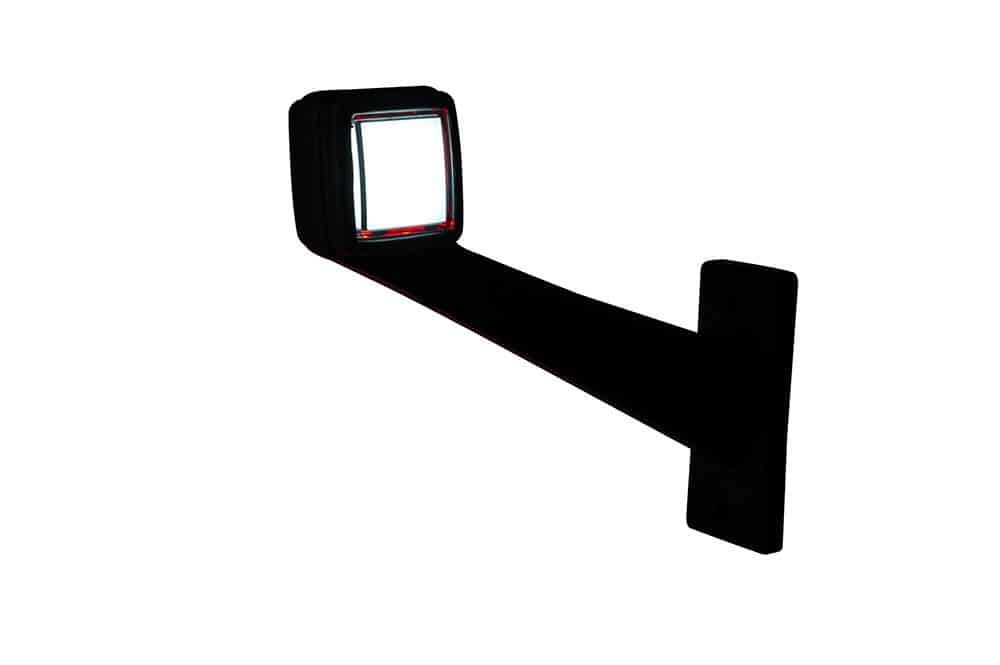 LED breedtelamp links rood-wit 12-24v 50cm kabel-MB-4991RW-5