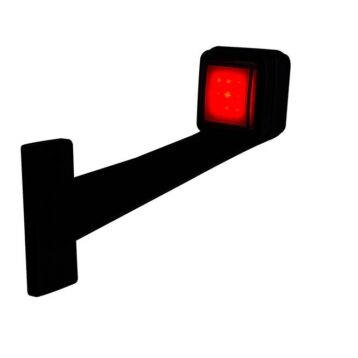 LED breedtelamp links rood-wit 12-24v 50cm kabel-MB-4991RW