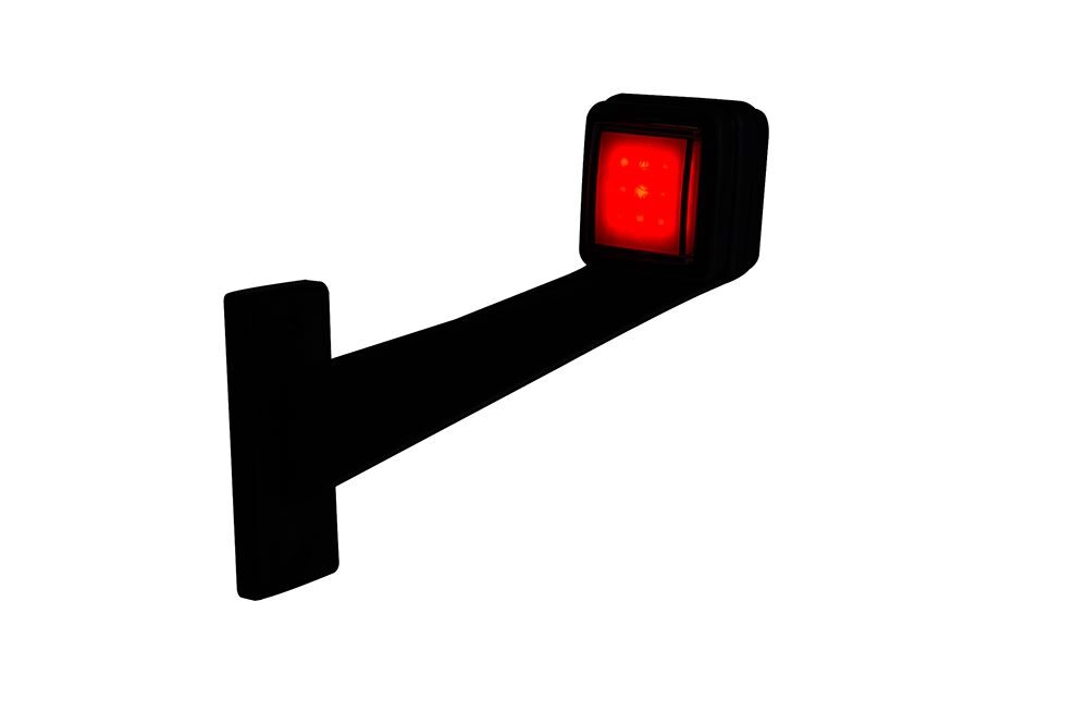 LED breedtelamp links rood-wit 12-24v 50cm kabel-MB-4991RW