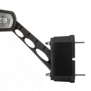 LED breedtelamp rechts met alarm rood-wit-amber 12-24v | MBA-2762RWA-MBA-2762RWA